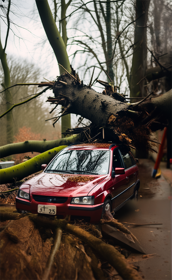 Экспертиза по оценке ущерба автомобилю от падения дерева, схода снега, затопления в Саратове